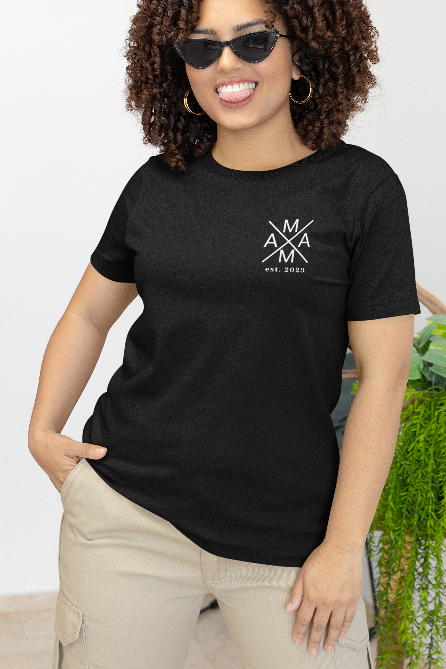 T-Shirt Motiv Mama est. 2023 - Ladies Premium