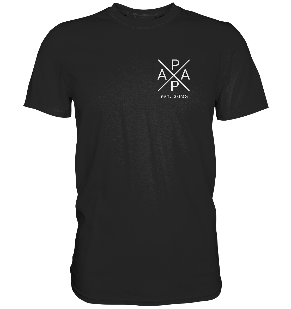 T-Shirt Motiv Papa est. 2023 - Premium