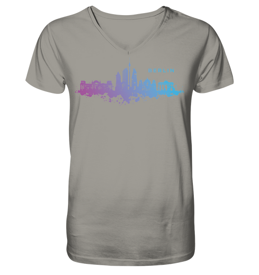 Berlin Skyline - V-Neck Shirt